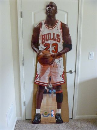 1996 Michael Jordan Upper Deck Stand Up Life Size Cardboard Cutout