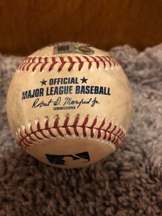 Nick Senzel Game Mlb Authenticated Foul Ball Reds