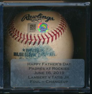 Peter Lambert Vs.  Fernando Tatis Jr.  Game Baseball Hit Foul 6/16/2019