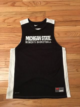Michigan State Spartans Ncaa Nike Team Issued Women 