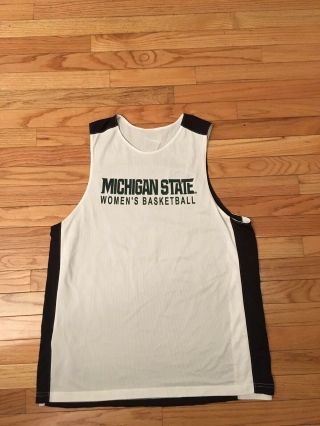 Michigan State Spartans NCAA Nike Team Issued Women ' s Basketball Jersey 5