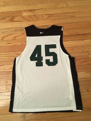 Michigan State Spartans NCAA Nike Team Issued Women ' s Basketball Jersey 7