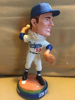 2004 Los Angeles Dodgers Don Drysdale 1962 Cy Young Bobblehead Hof