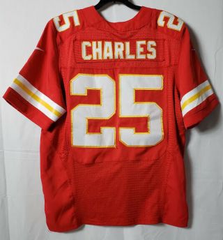 Kansas City Chiefs NFL Jamaal Charles 25 Nike Men ' s Medium Jersey 3