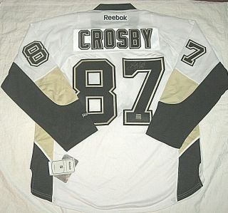 Sidney Crosby 87 Pittsburgh Penguins Authenticated Signed Hockey Jersey Xl Rep