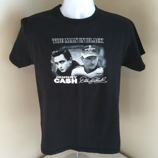 Chase Authentics T - Shirt Dale Earnhardt Sr Johnny Cash 