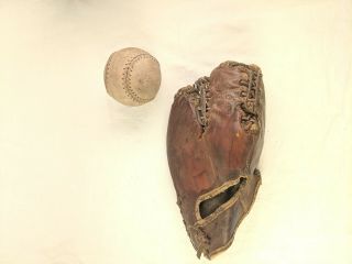 Vintage Macgregormodel G155 Leather Baseball Glove Mitt,  Vintage Softball