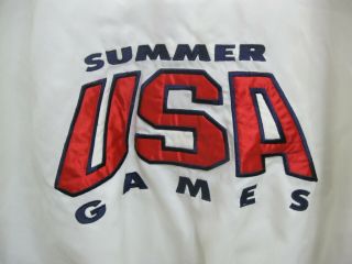 Vintage Starter USA Atlanta 1996 Olympic Summer Games Pullover Jacket Size XL 3