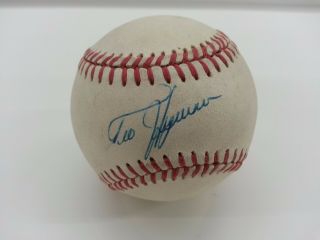 Teddy Higuera Milwaukee Brewers Autograph Signed Oal Baseball B