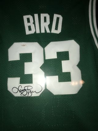 Larry Bird Autographed Signed Jersey Boston Celtics by JSA 2