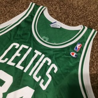 VTG Champion Paul Pierce Jersey Boston Celtics 34 NBA Size 52 2
