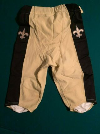Orleans SAINTS Size 30 GOLD Game Worn / Issued NIKE Football Pants w/ Belt 2