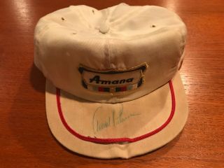 Arnold Palmer Hand Signed Vintage Amana Golf Hat
