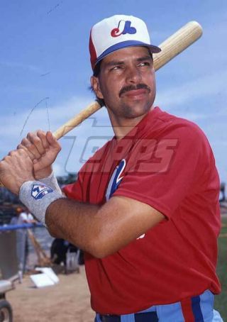 1991 Topps Baseball Card Final Color Negative Nelson Santovenia Expos