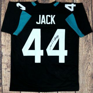 Myles Jack Autographed Pro Style Custom Black Jersey Jsa Authenticated
