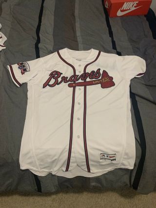 Freddie Freeman & Dansby Swanso Atlanta Braves Baseball Jersey Mens Size 48