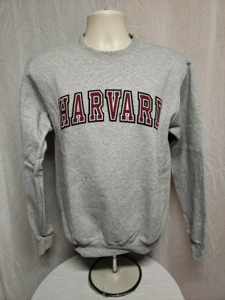 Harvard University Adult Small Gray Sweatshirt