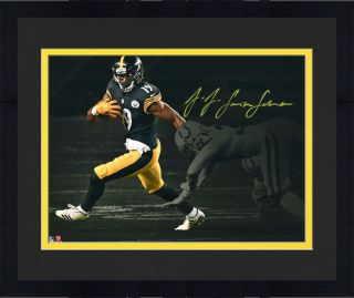 Framed Juju Smith - Schuster Pittsburgh Steelers Autographed 11 " X 14 " Photograph