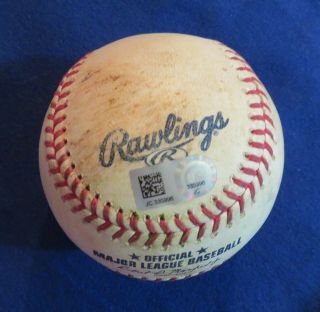 Whit Merrifield (hit 2 - Rbi Double) Taylor Cole 5/18/19 Game Royals Vintage