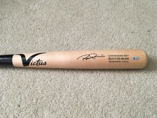 Rhys Hoskins Signed Auto Autograph Game Model Baseball Bat Mlb - Phillies