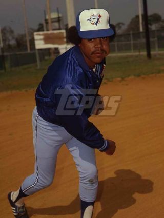 1978 Topps Baseball Color Negative.  Jesse Jefferson Blue Jays