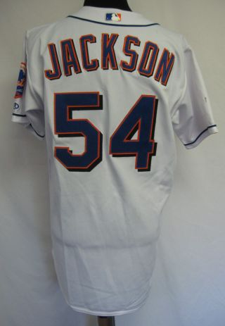 2000 York Mets Al Jackson 54 Game Issued Possibly White Jersey 5735