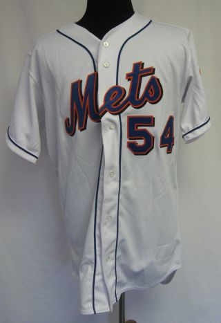 2000 York Mets Al Jackson 54 Game Issued Possibly White Jersey 5735 2