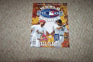 2006 Mlb World Series Official Program Tigers V Cardinals 39533