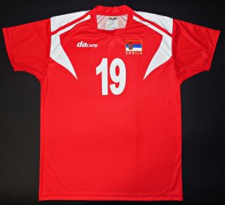 Serbia Volleyball Jersey Shirt Olympic Games Match Worn Size Xl