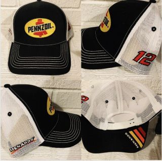 Ryan Blaney Menards Pennzoil Nascar Penske Team Issued Hat Ford Racing Pit Crew