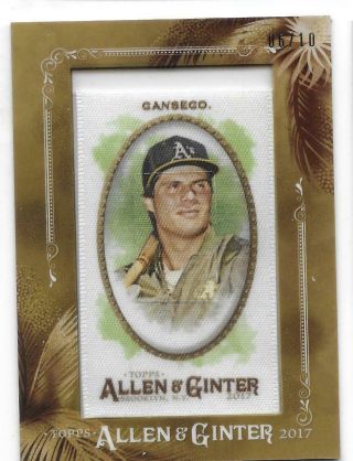 2017 Topps Allen And Ginter Framed Mini Cloth 171 Jose Canseco 6/10