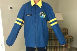 York Cosmos Ellesse Spring Training Jacket Size M Owned By 16 Dibernardo