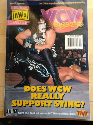 7 Wcw/nco Wrestling Magazines 1998 - 99