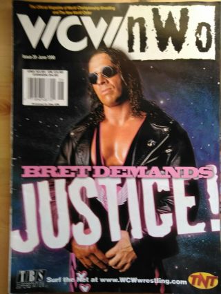 7 WCW/NCO Wrestling Magazines 1998 - 99 2