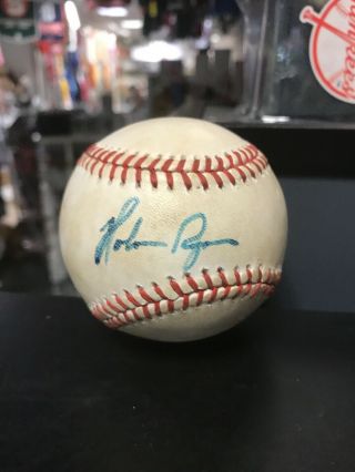 Nolan Ryan Signed Autographed American League Baseball Auto Bobby Brown Ball