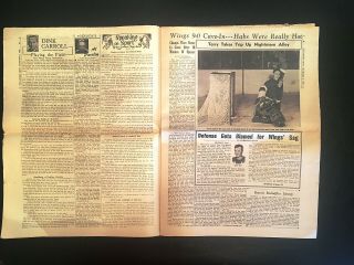 THE HOCKEY NEWS,  NOV 8,  1952,  VOL 6 NO 6,  20 P,  12 X 16,  LUMLEY,  KENNEDY ON CVR 3
