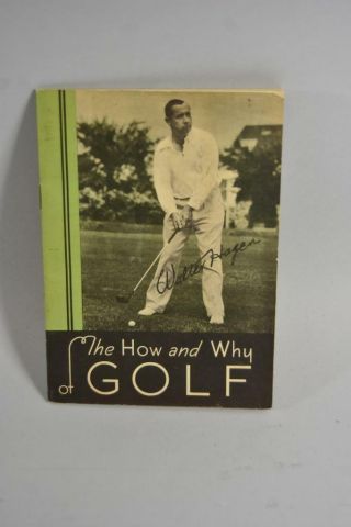 The How And Why Golf Book Walter Hagan Bob Kings Golf Range