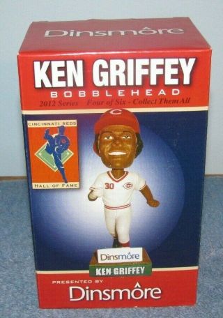 Ken Griffey Se.  Cincinnati Reds Hall Of Fame Bobblehead 2012 Very Limited