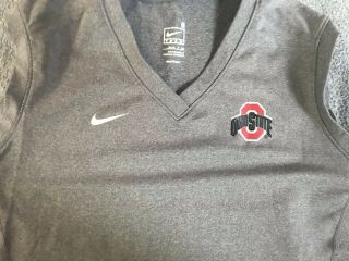 The Ohio State Buckeyes Small Nike Team Sleeveless Shirt Polyester Blend 3
