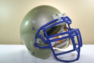 Schutt Game Worn Pro Air Ii Adult Football Helmet Light Gold Medium 49