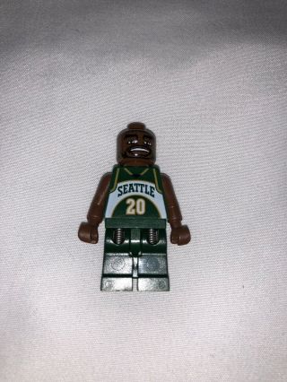 2002 Lego Nba Minifigure Gary Payton Seattle Supersonics With Card Authentic