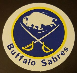 BUFFALO SABRES ZIEGLER VINTAGE TRENCH OFFICIAL GAME PUCK CANADA OLD GEM NHL 2