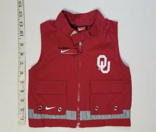 Nike Oklahoma University OU Sooners Infant Toddler Baby Vest 3M Size 3 - 6 Months 4