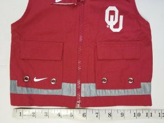 Nike Oklahoma University OU Sooners Infant Toddler Baby Vest 3M Size 3 - 6 Months 5