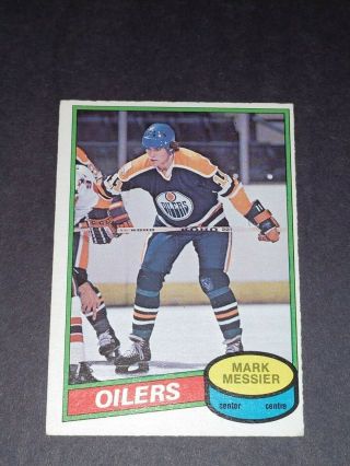 1980 - 81 O - Pee - Chee 289 Mark Messier Rc Rookie Card Edmonton Oilers - Rangers