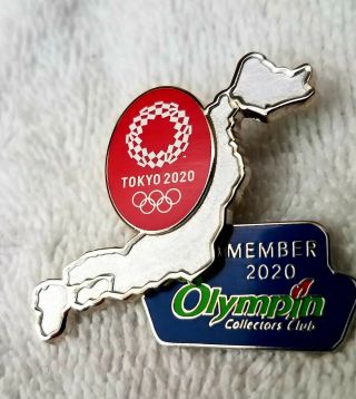 Tokyo 2020 Olympics Olympin Pin Collecting Club Pin 2