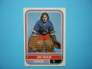 1975/76 O - Pee - Chee Wha Hockey Card 55 Jim Shaw Rookie Nm Sharp 75/76 Opc