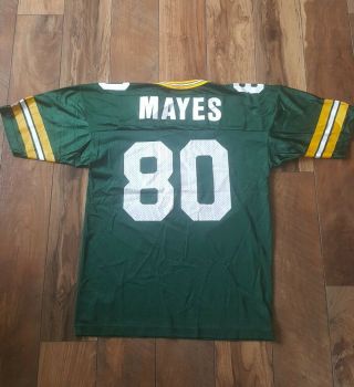 Derrick Mayes Green Bay Packers Jersey Rare Champion 44 Nfl Rare Vintage Rodgers