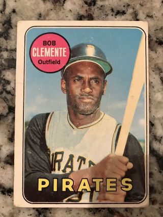 Roberto Bob Clemente 1969 Topps Vintage 50 Pittsburgh Pirates Puerto Rico