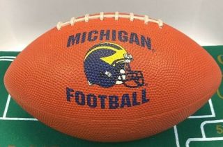 Baden Michigan Wolverines Official Size Weight Rubber Football Ball Tailgate